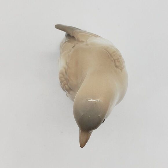 Otagiri Vintage Beige White Bird on Branch Porcelain Figurine - Picture 8 of 9